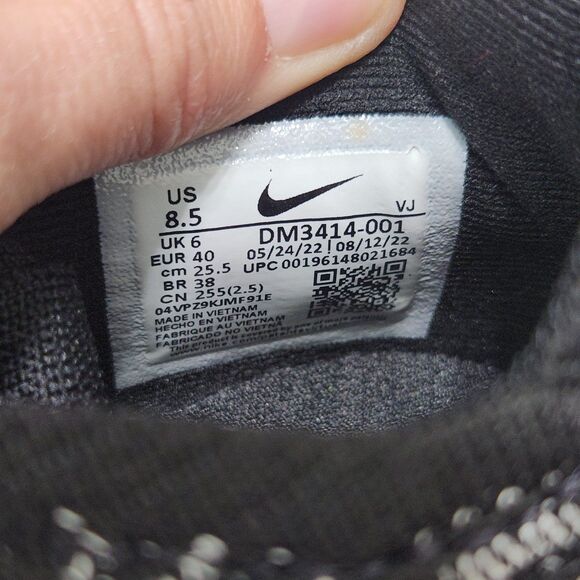 Nike womens Pegasus Turbo Next Black White DM3414-001 running shoes size 8.5 - Picture 2 of 10